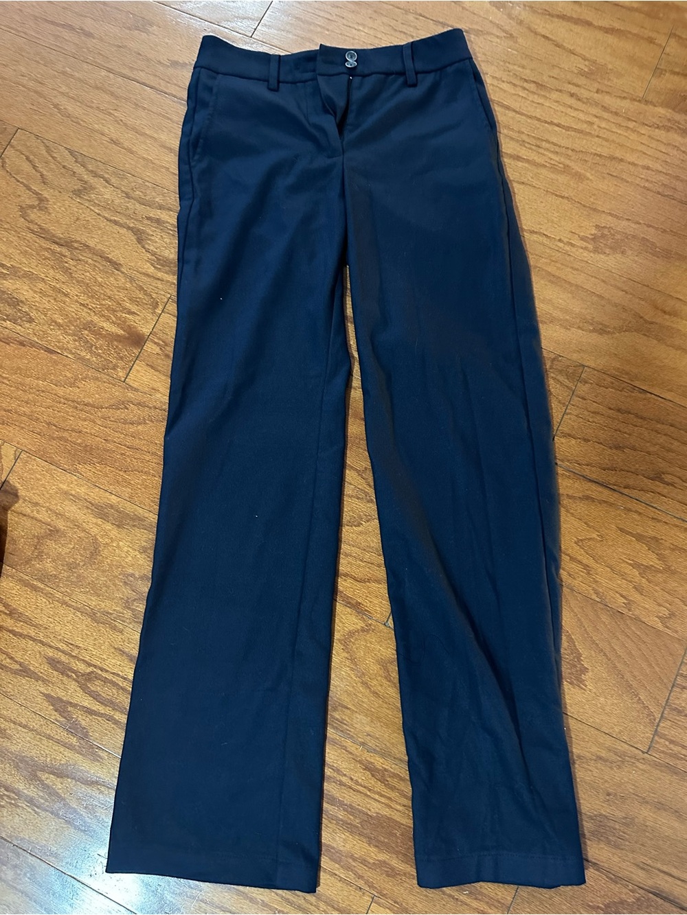 Brandy Melville Navy Straight-Leg Dress Pants